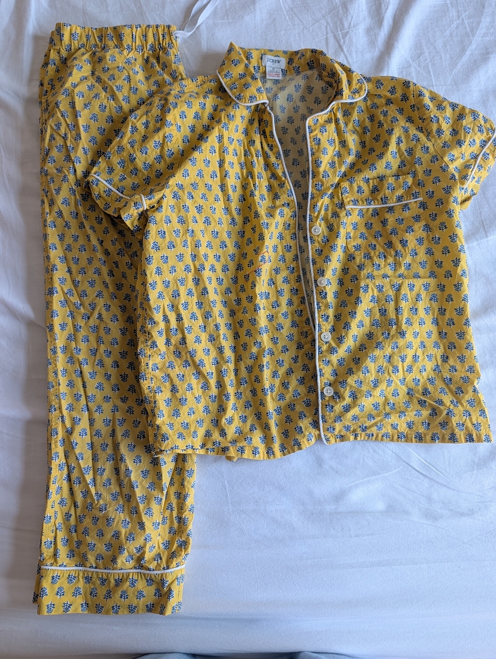 J. Crew Factory Cotton PJ Set